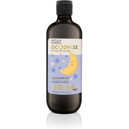 Spumant baie copii, Baylis & Harding Goodness, lavandă și vanilie, 500ml