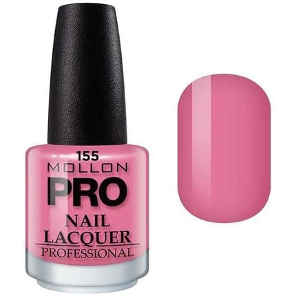 Smalt unghii Mollonpro Nail Lacquer Professional 155, roz
