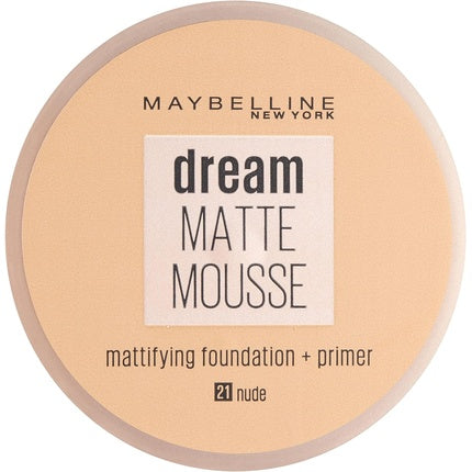 Fond de ten, Maybelline, Dream Matte Mousse, nude