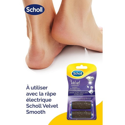 Rola Scholl Velvet Smooth Ultra Exfoliant, 2 Rezerve