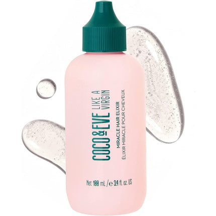 Ser Par Coco & Eve Miracle Hair Elixir cu Ulei de Cocos și Acid Hialuronic, 100ml