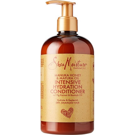 Condiționar de păr Shea Moisture Manuka Honey și Ulei de Mafura, 367 g