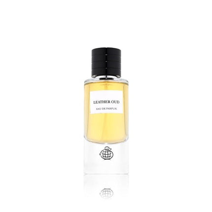 Parfum unisex, Fragrance World, Leather Oud, galben, 100ml