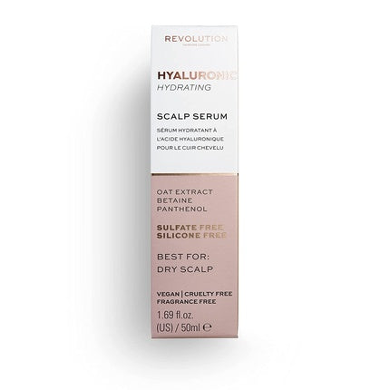 Ser hidratant scalp, Makeup Revolution, Hyaluronic, 50ml