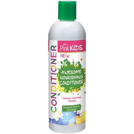 Condicioner pentru copii Luster's Pink Kids Awesome Nourishing, cu ulei de șofran și unt de shea, 12 oz