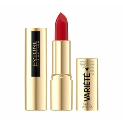 Ruj Eveline Variete Satin Lipstick 06 Femme Fatale, Roșu, 3.2g