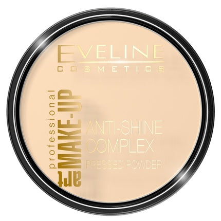 Pudră Compactă Eveline Art Make-Up Anti-Shine Complex Ivory, 14g