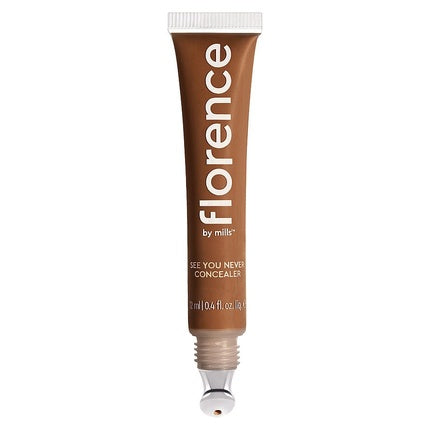 Florence By Mills See You Never Concealer, D165 Deep cu nuanțe aurii, 12 ml