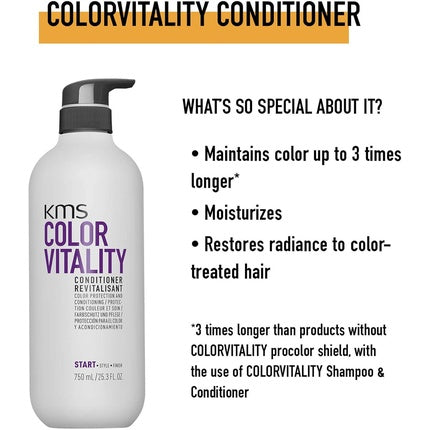 Balsam KMS Color Vitality, 750ml, alb