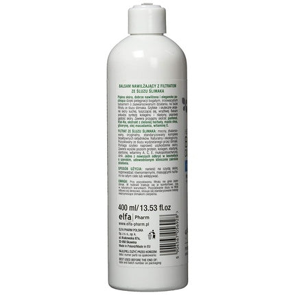 Vis Plantis Balsam de corp cu filtrat de melc și extract de ceai verde, 400 ml