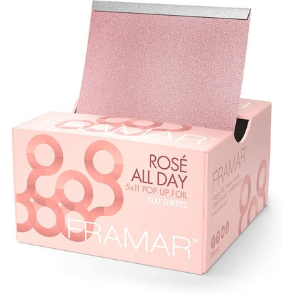 Folie păr, Framar, rose, 500 coli