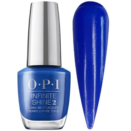 Vernis OPI Infinite Shine, Ring In The Blue Year, Albastru, 15ml