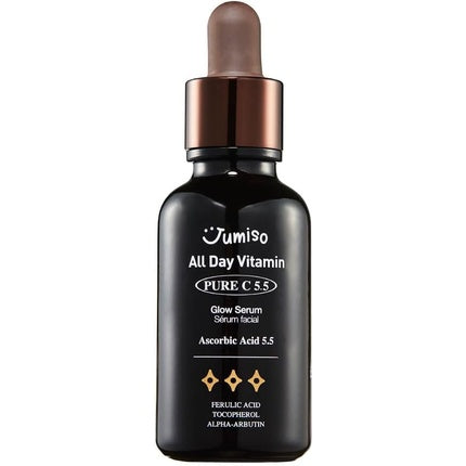 Serum Luminozitate, Jumiso All Day Vitamin Pure C 5.5, 30ml, Ambalaj sticlă cu dozator