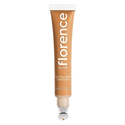 Florence by Mills See You Never Concealer, T125 Tan cu nuanțe aurii și piersică