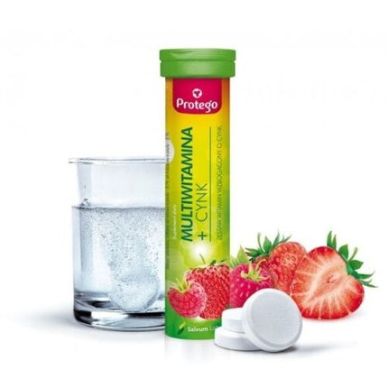 Tablete efervescente Protego Multivitamină + Zinc, 20 buc