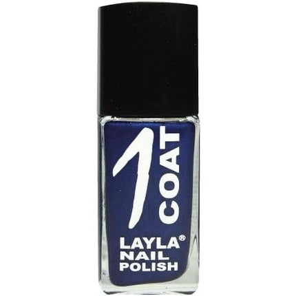 Lac Unghii 1 Coat Nail Polish, Layla Cosmetics, 7ml, culoare albastru
