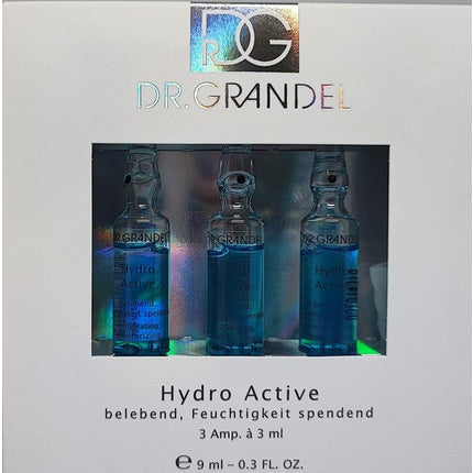 Ampule, Dr. Grandel, Hydro Active, albastru 3 x 3ml