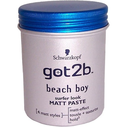 Got2b Beach Boy Surfer Look Matt Paste, Schwarzkopf, 100ml