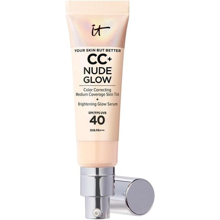 Cremă CC, It Cosmetics, Nude Glow Fair Light, 32ml