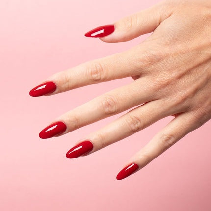 Semilac Soft Red UV Gel Polish, 608, roșu intens, 7ml