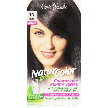 Vopsea de par, Renee' Blanche, Permanent Natur Color, negru