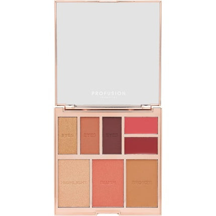 Paletă Makeup, Profusion Cosmetics Radiance, 8 nuanțe