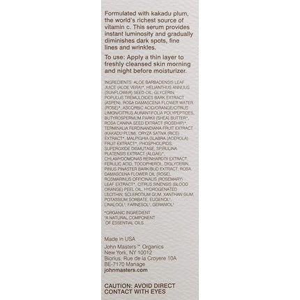 Ser Vitamina C John Masters Organics, 38ml, maro