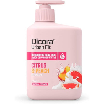 Săpun lichid, Dicora Urban Fit, Lemon & Peach, 500ml
