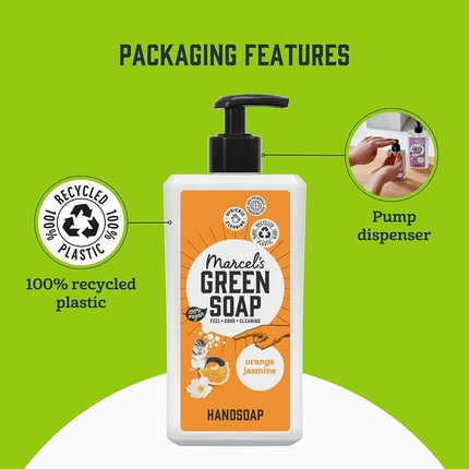 Săpun Lichid, Marcel's Green Soap, Orange Jasmine, 500ml