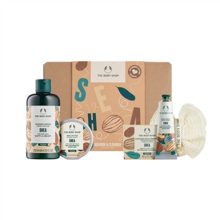 Set Cosmetice The Body Shop Nourish Flourish Gift Box - Cutie Cadou