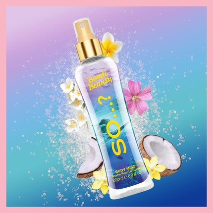 Body Mist So, Bondi Beauty, 200ml, albastru