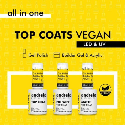 Gel Polish Top Coat, Andreia, 40g