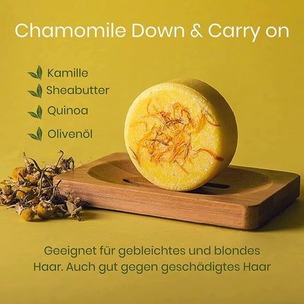 Șampon solid Happysoaps Chamomile, galben, 70g