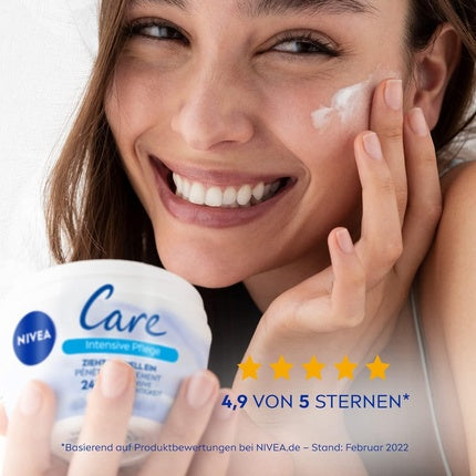 Cremă corp Nivea Care, 200ml, alb