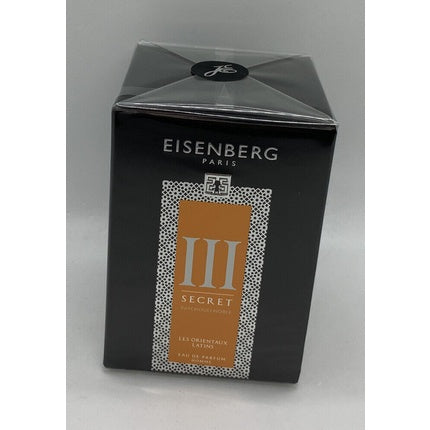 Eau de Parfum Eisenberg Les Orientaux Latins Secret III Patchouli Noble Pour Homme 30ml