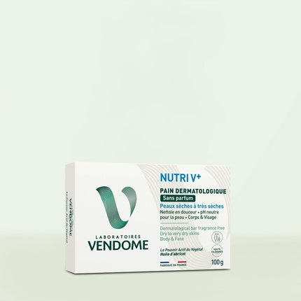 Săpun Dermatologic Nutri V+ fără parfum, 100g