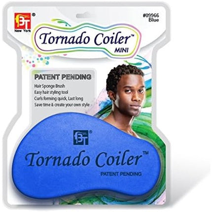 Perie Cozitor Hair, Beauty Town, Tornado Coiler Mini, albastru