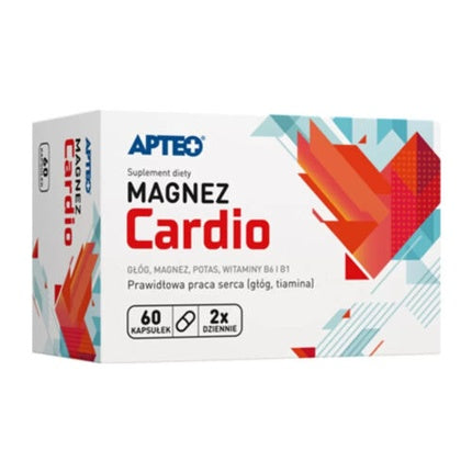 Supliment dietetic Apteo Magnez Cardio, 60 capsule
