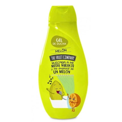 Gel de duș Melon - The Fruit Company, ambalaj plastic, culoare verde deschis
