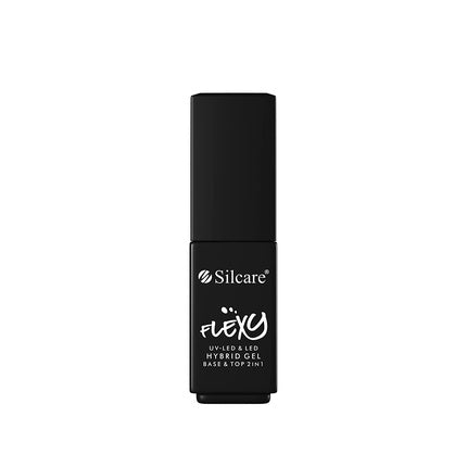Gel lac de unghii, Silcare, Flexy Hybrid Base & Top 2in1, 4.5g