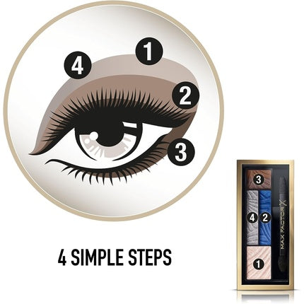Max Factor Smokey Eye Drama Kit 06 Azure Allure, Set machiaj ochi