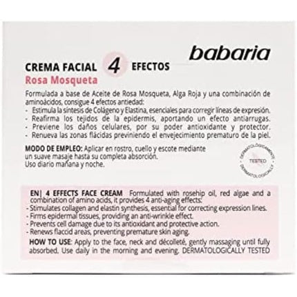 Loțiune față, Babaria, 4 Effects, 125ml