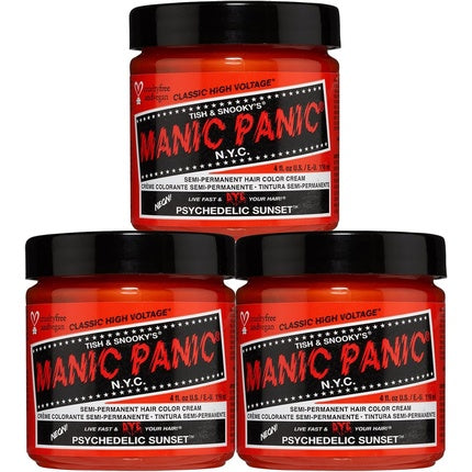 Vopsea păr, Manic Panic, Psychedelic Sunset, portocaliu, 118ml