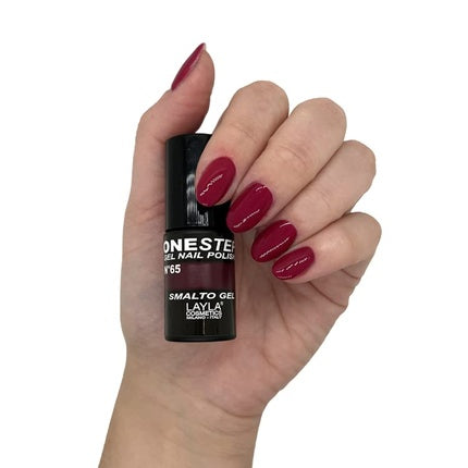 Oja Gel, Layla Cosmetics, One Step, roșu-prună, 5ml