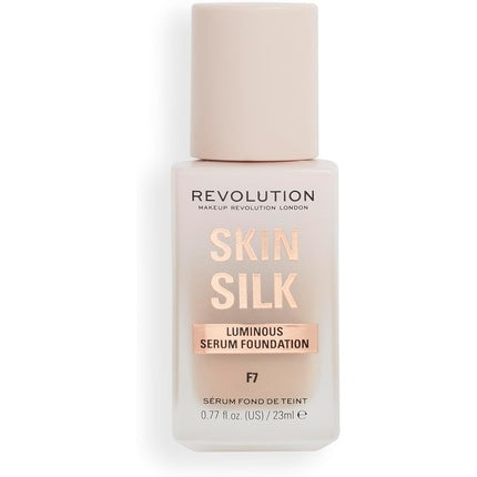 Fund de ten lichid Makeup Revolution Skin Silk Serum Foundation F7, 23ml