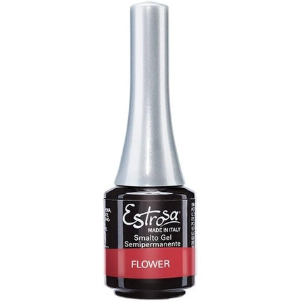 Smalț Gel Estrosa, Flower, 8ml, sticlă neagră cu capac argintiu