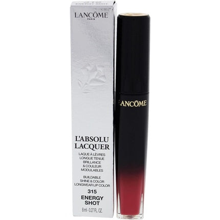 Luciu de buze, Lancôme, L'absolu Lacquer 315 Energy Shot 8ml