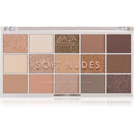 Paletă ochi MUA Soft Nudes 12 culori 15g