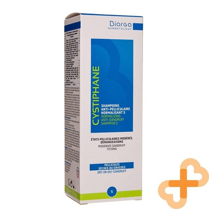 Șampon anti-mătreață, Biorga, Cystiphane S, păr uscat și gras, 200ml