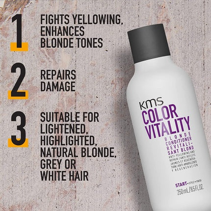 Balsam păr blond KMS Color Vitality 250ml